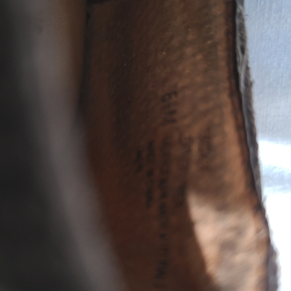 Sofft Women's 6.5M Brown Suede Comfort Slip on Cap Toe Wooden Heel Ankle Boots - Picture 9 of 9